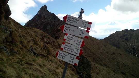 Monte Torrione Dalla Bocchetta Di Terza